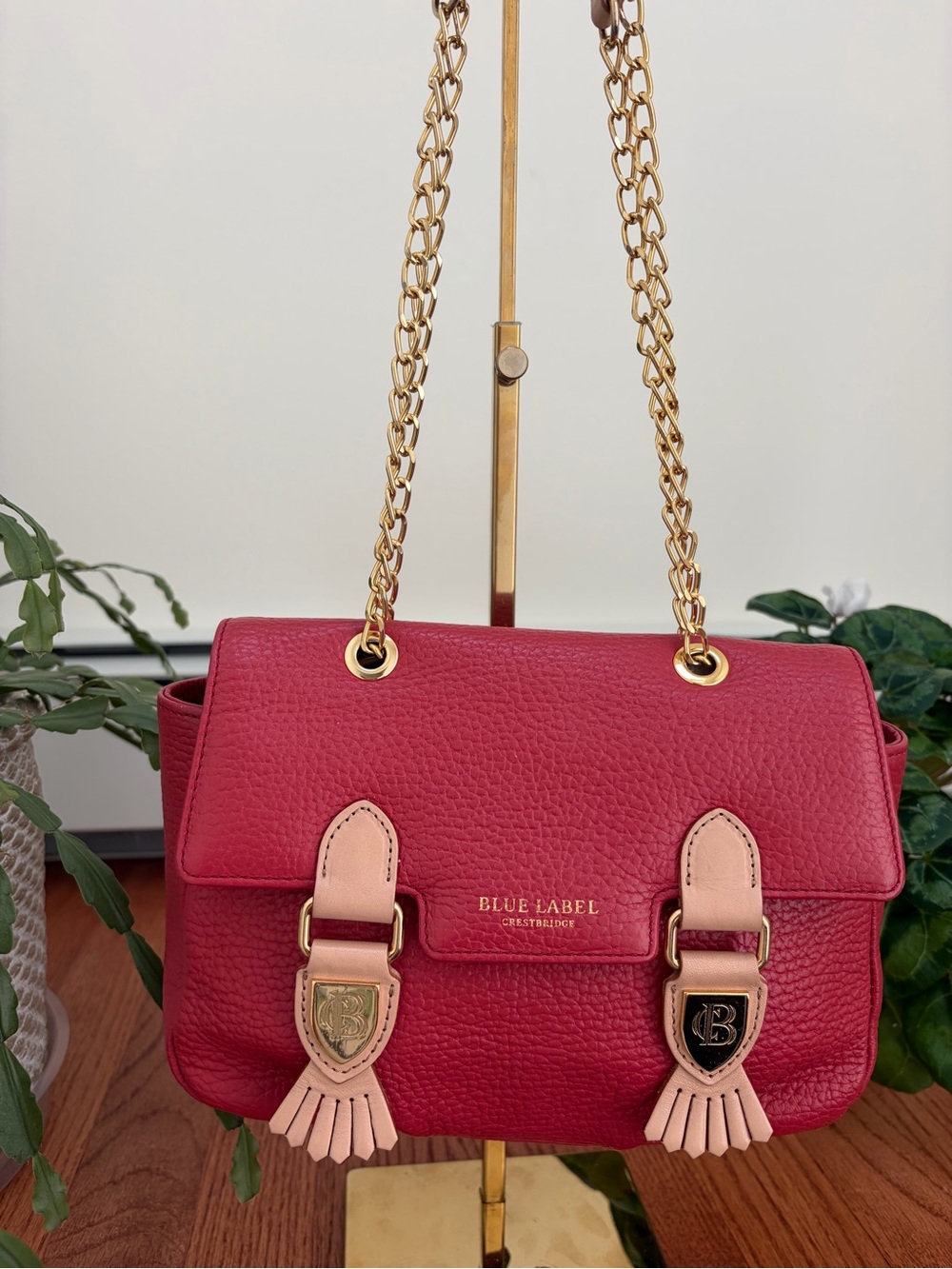 Blue Label Crestbridge/Burberry Red Bag